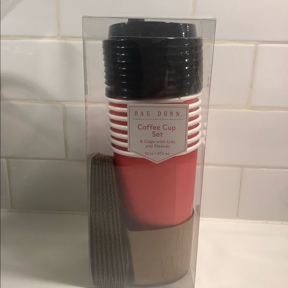 Rae Dunn coffee cups set